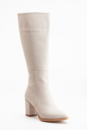 valery topuklu deri çizme - Justyol