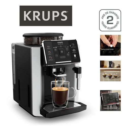 ESPRESSO SENSATION ROMA ALU/BLK EA910E10 KRUPS