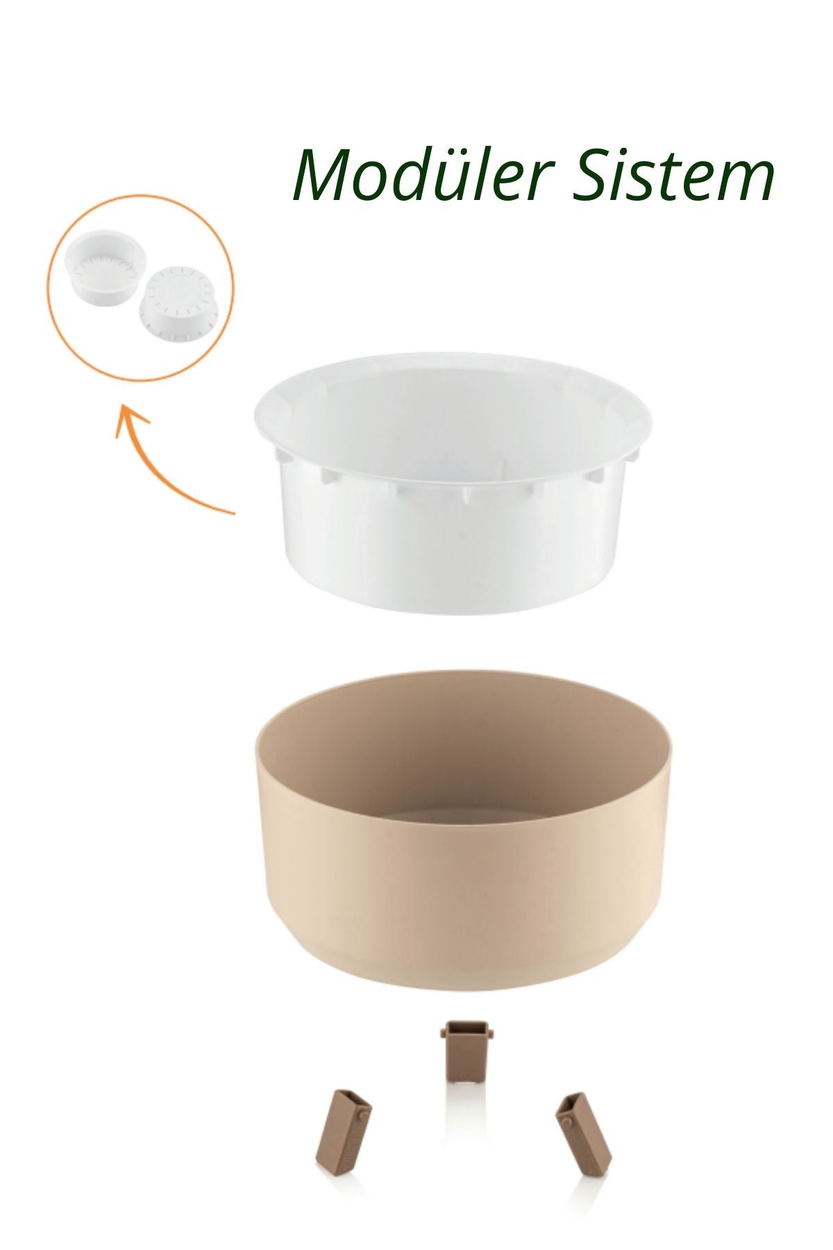 Tripot Model 3'lü Saksı Seti JHome