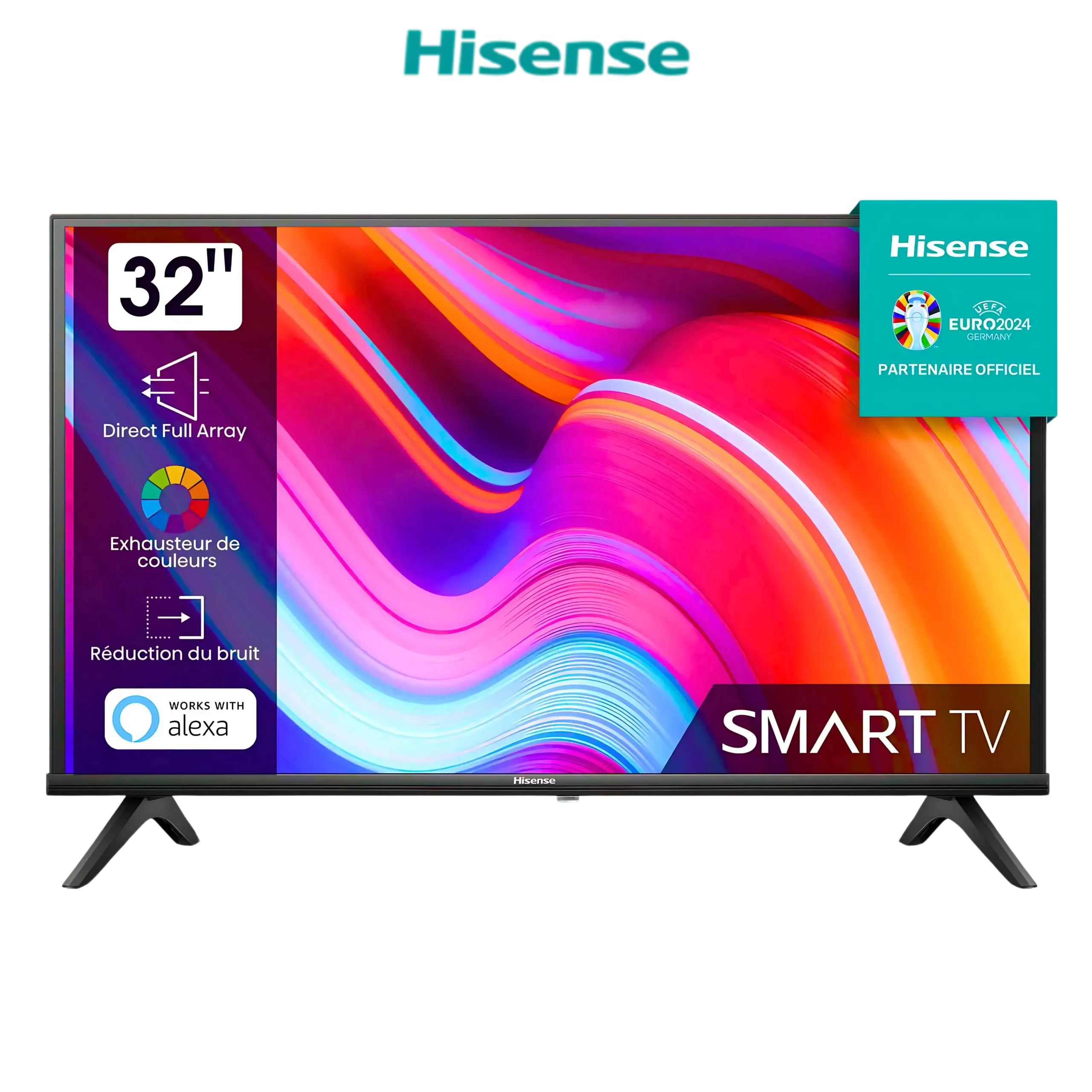 TV 32″ HD Vidaa, parfaite pour les pièces secondaires et une utilisation quotidienne. Digitronics