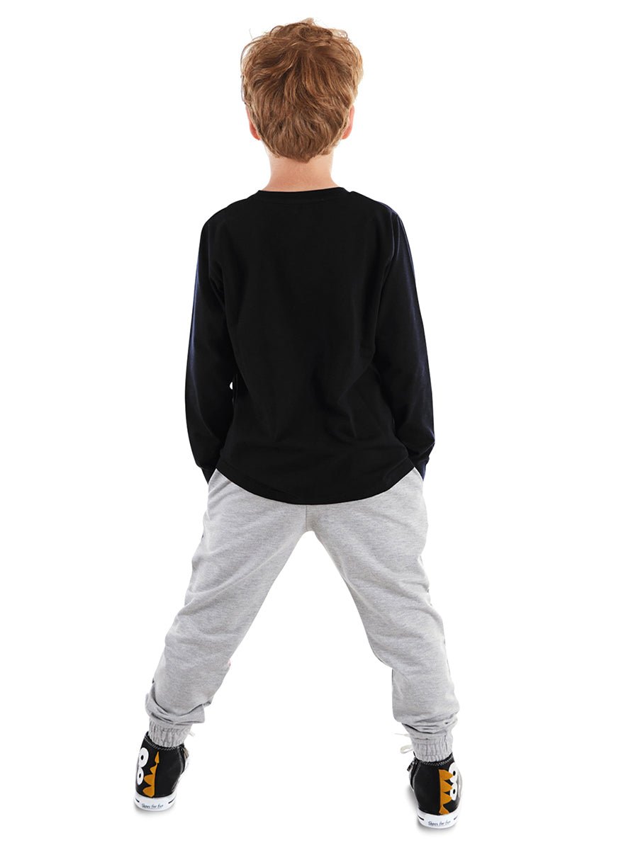 dont scare erkek çocuk t-shirt pantolon takim - Justyol