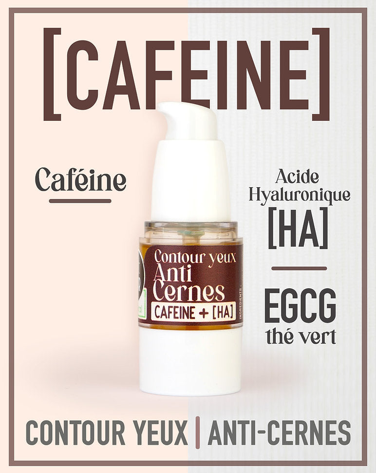 Contour Yeux / ANTI-CERNES Sérum de Jour Défatiguant CAFÉINE + HA | UrbanK URBANK