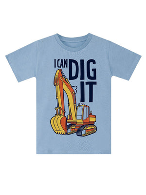kepçe işte erkek çocuk t-shirt şort takim - Justyol