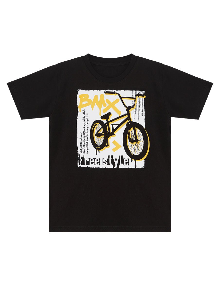 bisiklet erkek çocuk t-shirt kapri şort takim - Justyol