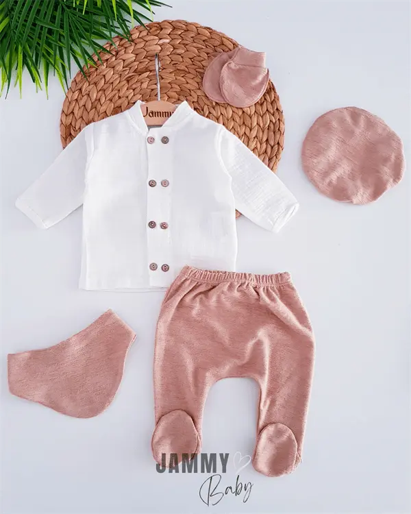 beyzade muslin 5 piece newborn set - Justyol