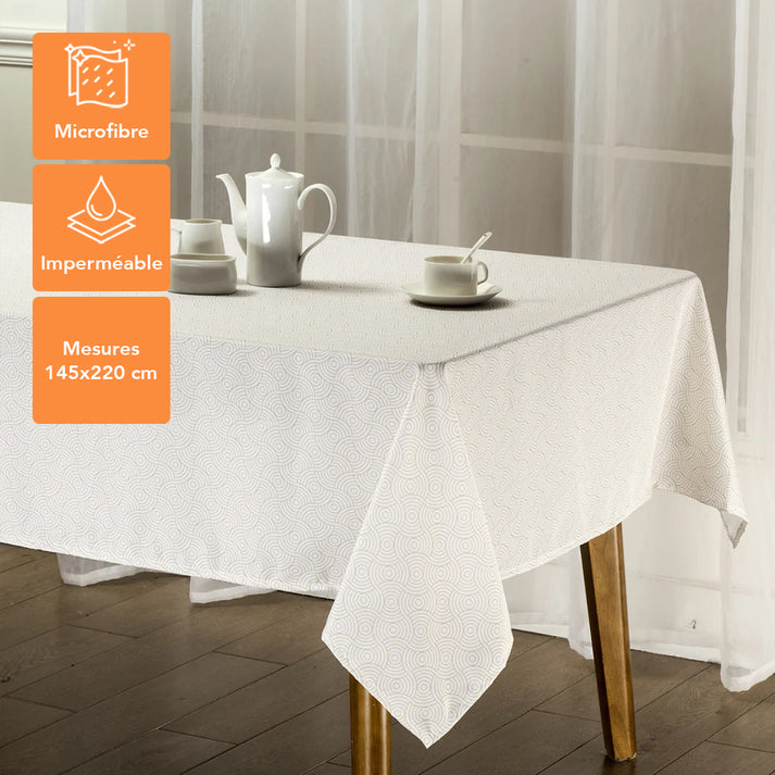 Nappe de table imperméable - 145x220 cm Maison good and well