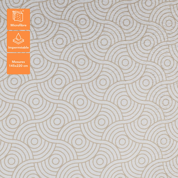 Nappe de table imperméable - 145x220 cm Maison good and well