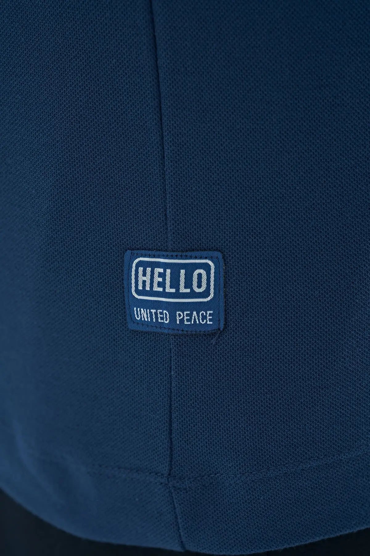 yazi nakişli baski detayli standart kalip polo yaka erkek t-shirt - 88239 - Justyol