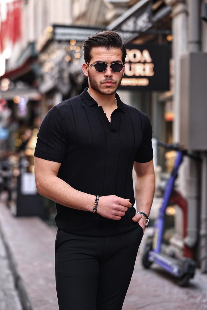 Viskon V Yaka Rahat Triko - Justyol