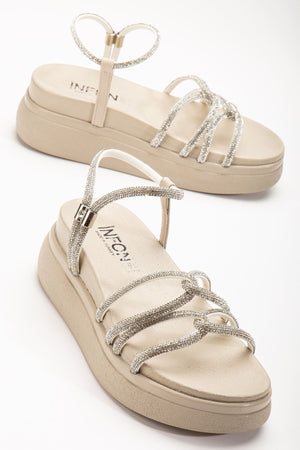 24422 - 1221dolgu topuk kadin sandalet - Justyol