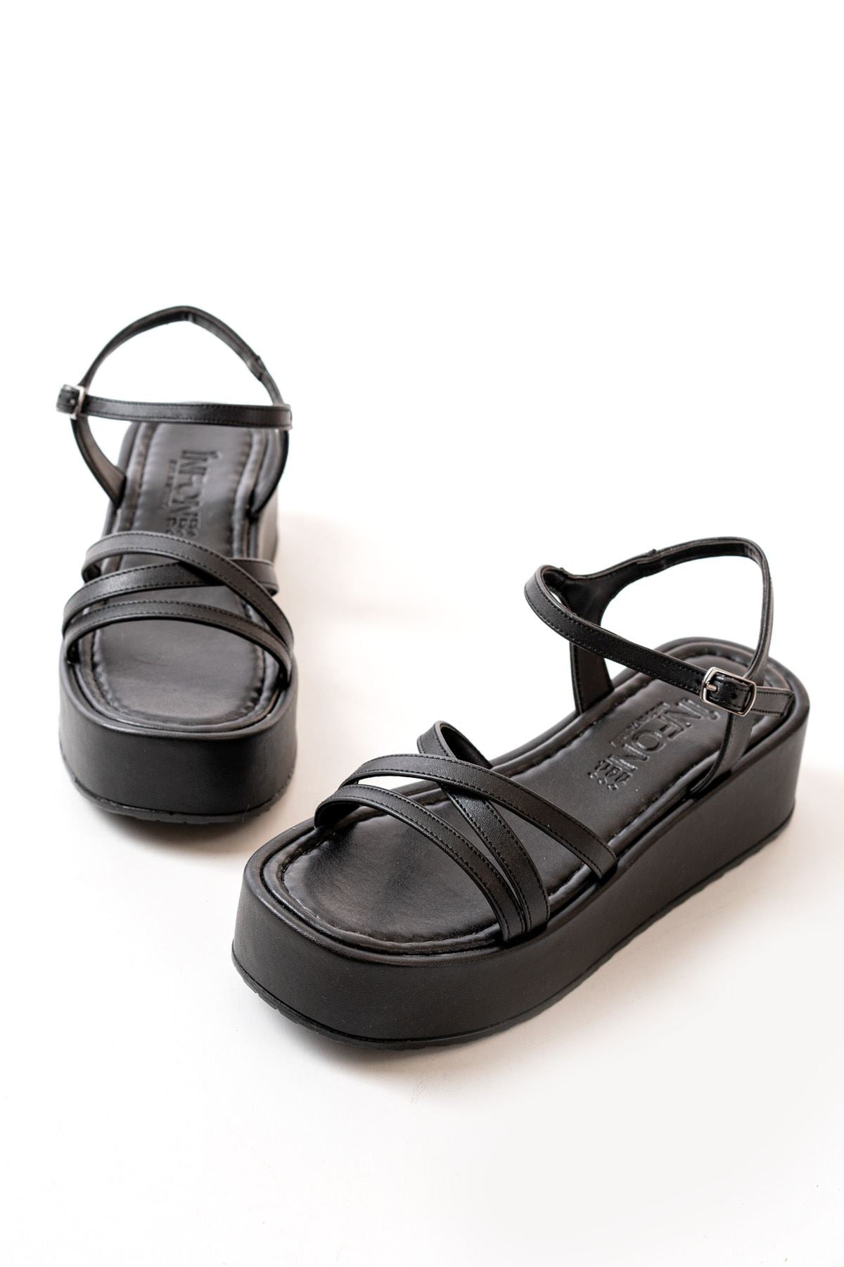 861 - 1016dolgu kadin sandalet - Justyol
