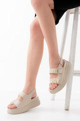 24422 - 1185dolgu topuk kadin sandalet - Justyol