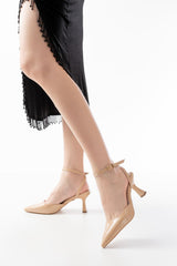 st - 004rugan günlük 7 cm topuklu bayan ayakkabi - Justyol