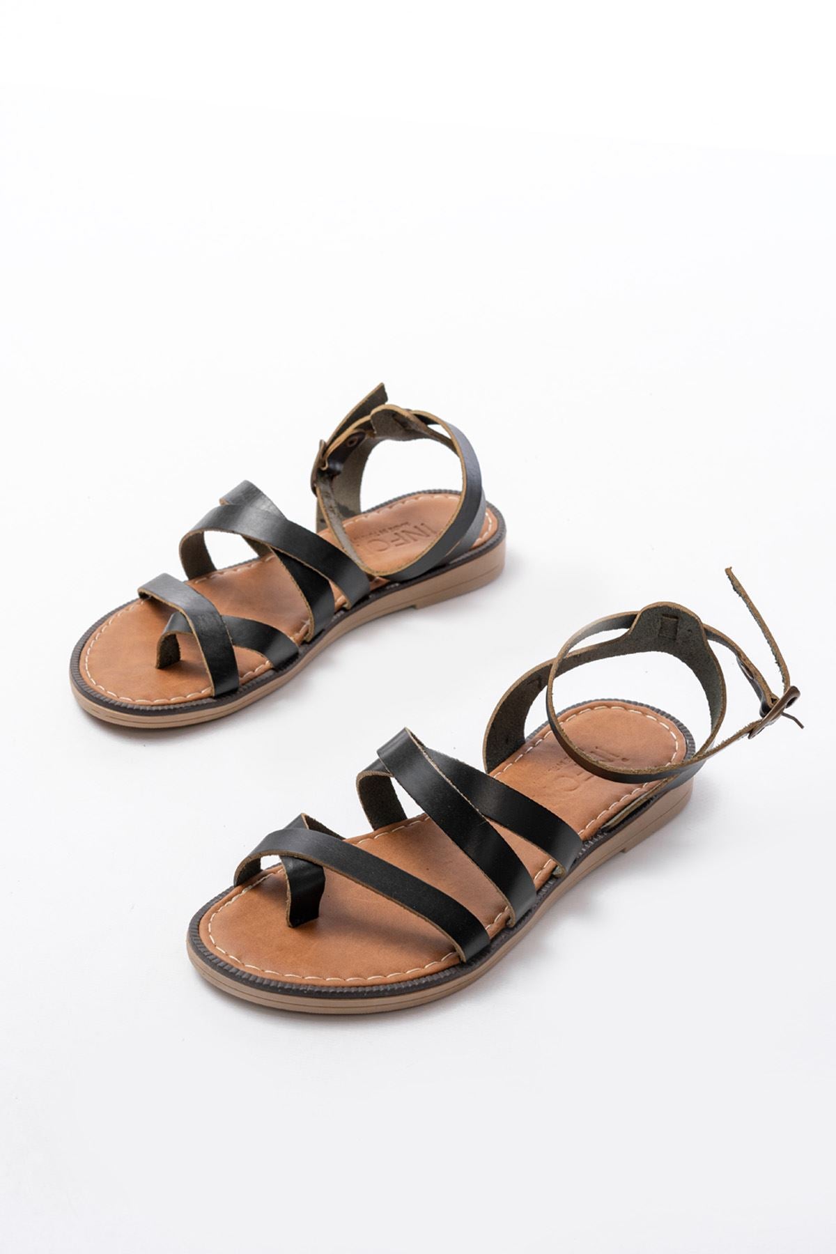 205 - 08ortopedik hakiki deri kadin sandalet - Justyol
