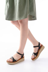 730 - 037hakiki deri ortopedik taban kadin sandalet - Justyol