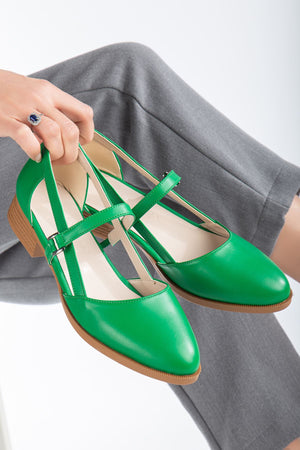 mary kisa topuk ayakkabi mint - Justyol