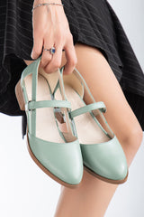 mary kisa topuk ayakkabi mint - Justyol