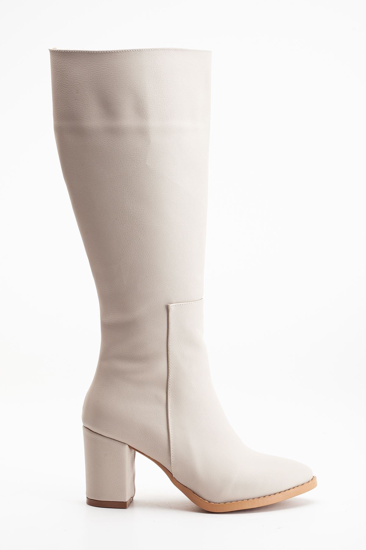 valery topuklu deri çizme - Justyol