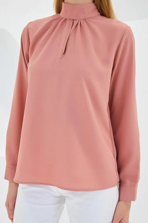 0418 pencere detayli bluz - Justyol