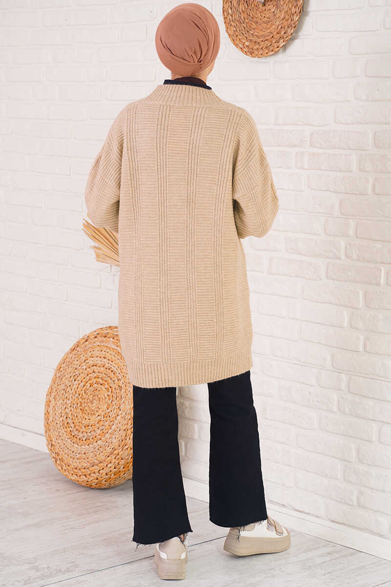 15768 tesettür triko hirka - Justyol