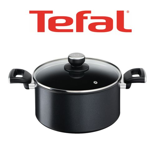 Unlimited Faitout 24cm+Couv Verre G2554602 - Antiadhésif - Induction Téfal