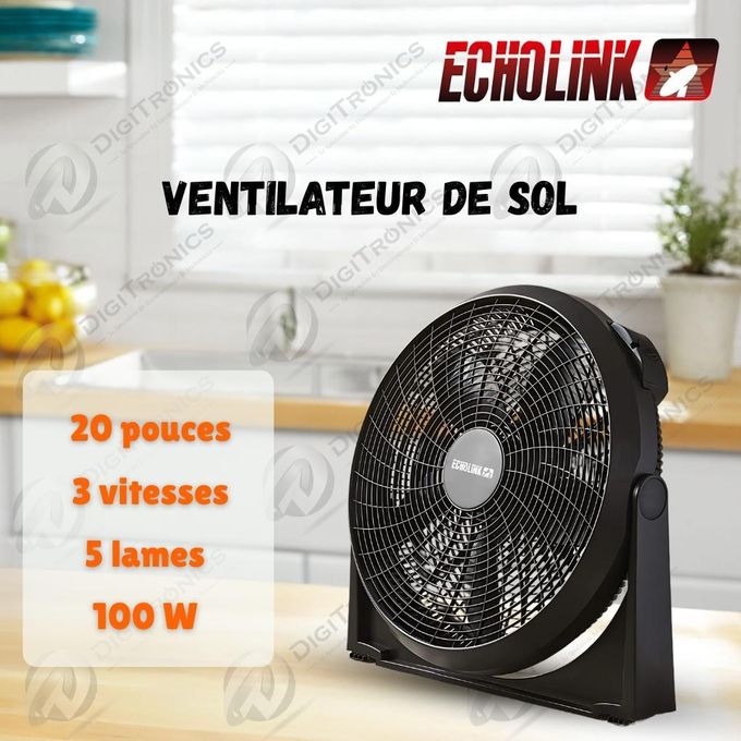Ventilateur de table compact, idéal pour rafraîchir bureau ou chambre. Digitronics
