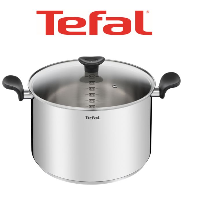 FAITOUT INOX+COUV EN VERRE 24CM PRIMARY E3084604 TEFAL