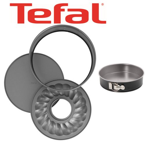 SET 3PCS MOULES CAKE EASYBAKE NOIR J174S274 TEFAL