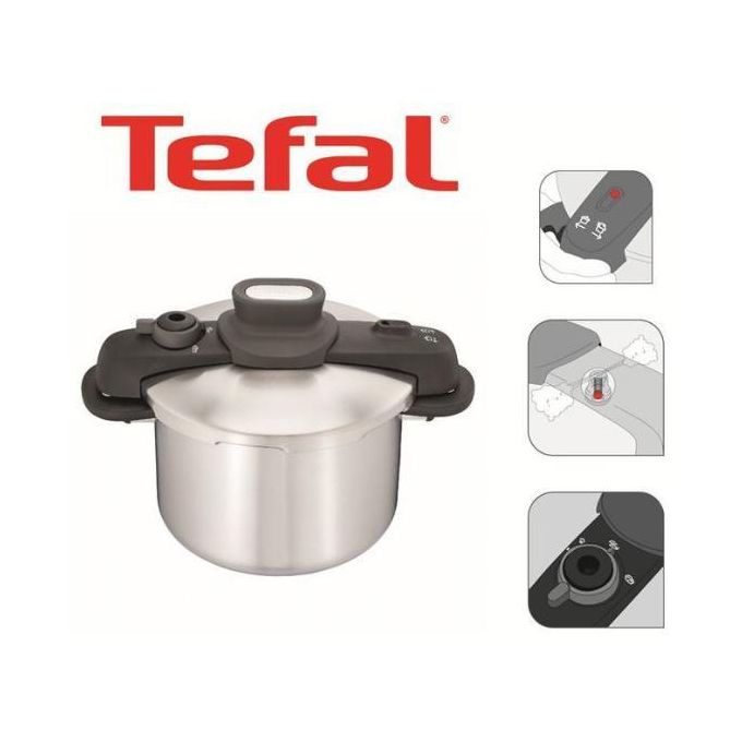 COCOTTE INOX 6L SECURE 5 COMPACT P3530734 TEFAL