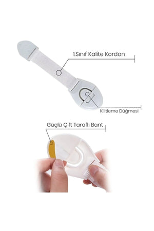 15 Pieces Baby Child Safety Cabinet and Drawer Lock Multi - Purpose - Justyol
