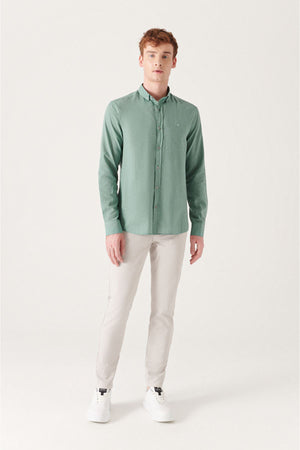 Dobby Basic 5 Pocket Slim Fit Canvas Trousers - Justyol
