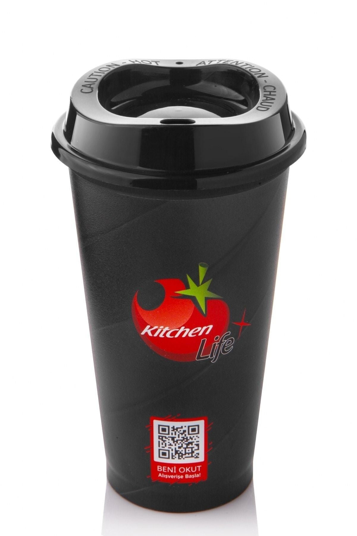 Motivasyon Akıtmaz Kapaklı Termos Mug Çay Kahve Bardağı 470 ml - Justyol