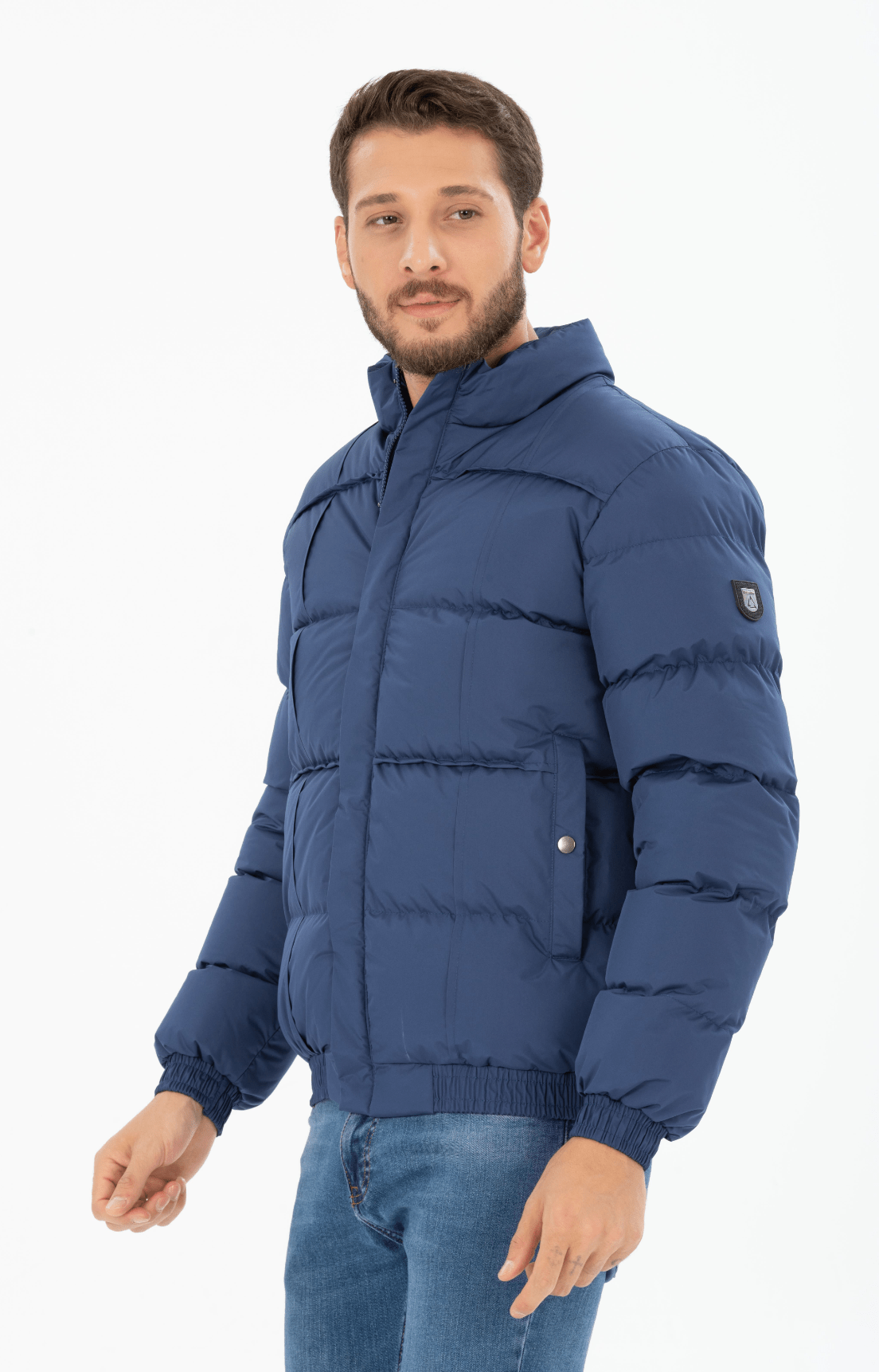 erkek su ve rüzgar geçirmez kişlik şişme spor mont - Justyol