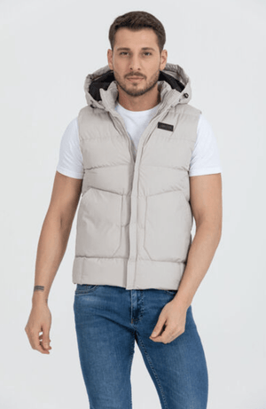 Erkek Yelek - khaki - 54087 - Justyol