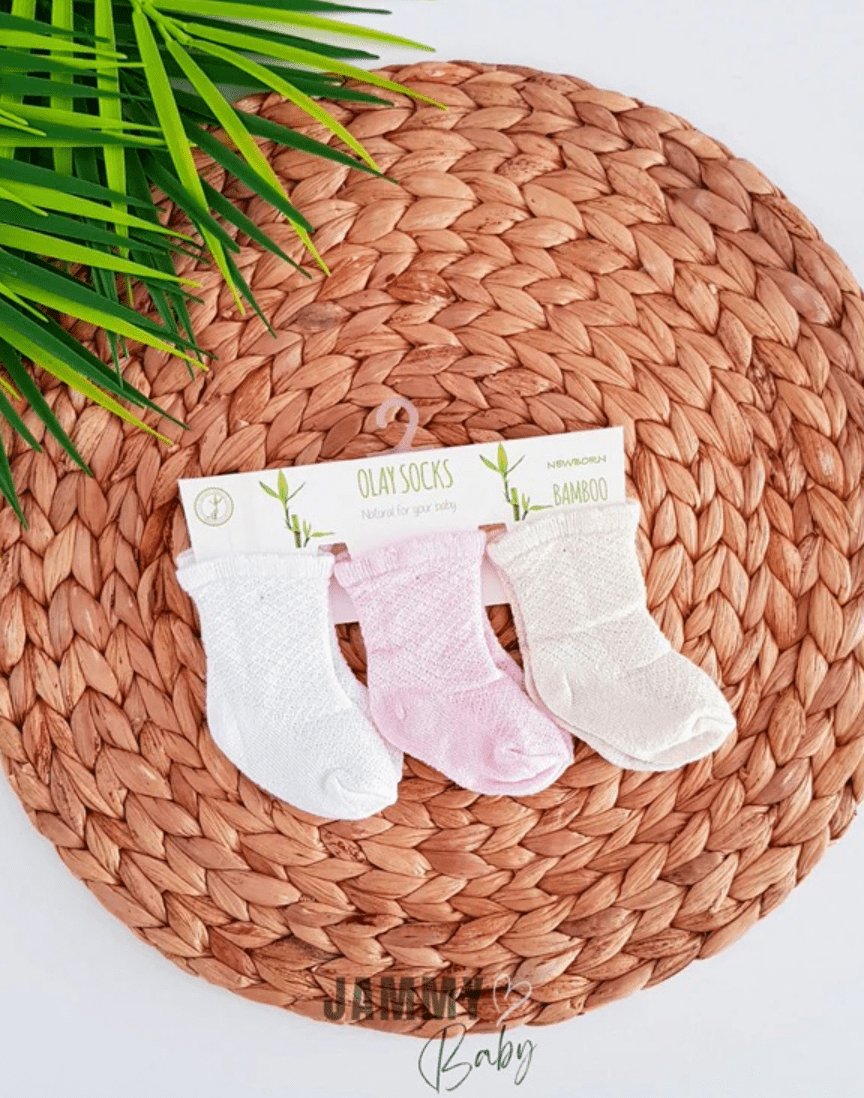 bamboo patterned 3/piece socks set - Justyol