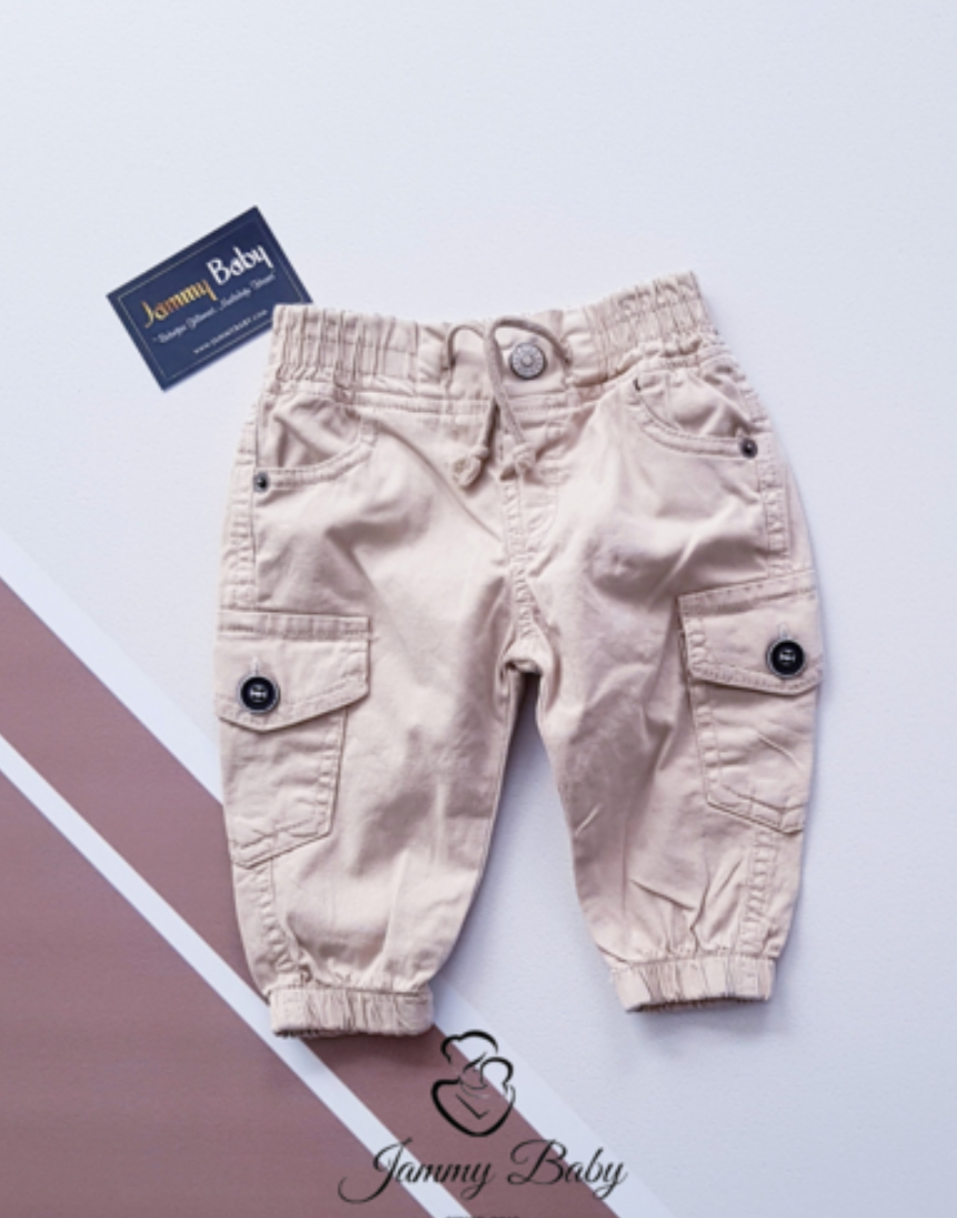Kargo Cep Jean Pantolon - BEJ - Justyol