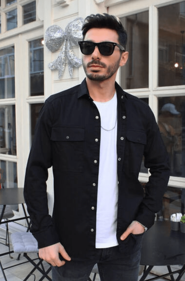 Erkek Mevsimlik Denim Gömlek - Justyol