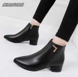 Winter Shoes Women Boots Fashion Waterproof Booties Plus Size Comfortable Soft Bottom Female Platform Shoes Black Botas De Mujer MU Group