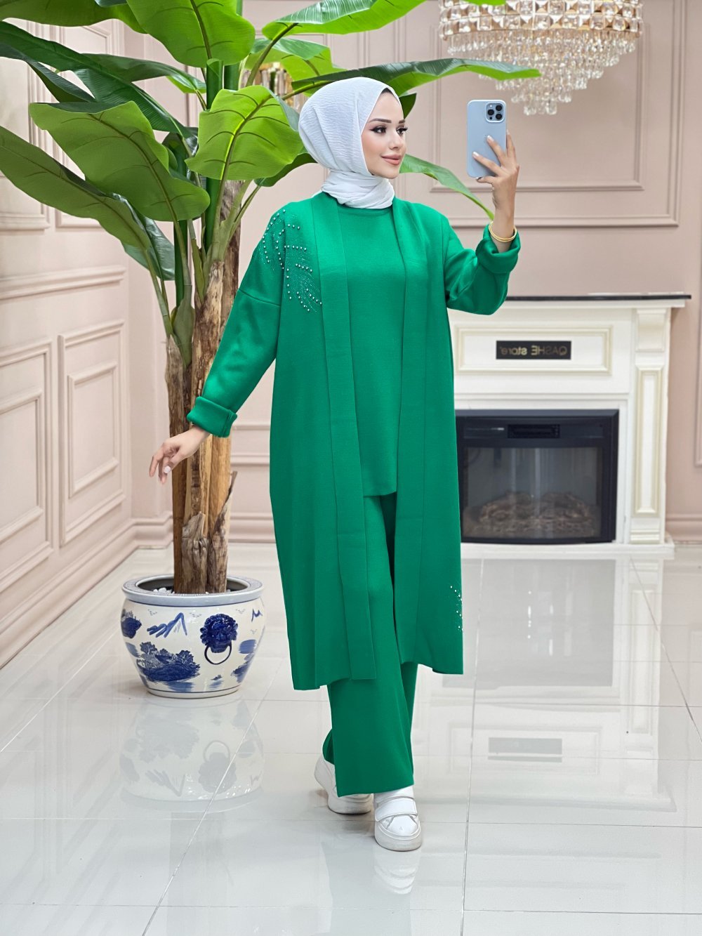 sibel 3 lü triko takim - Justyol