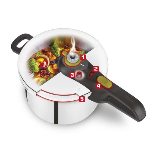 AUTOCUISEUR INOX 6L SECURE NEO P2530737 TEFAL