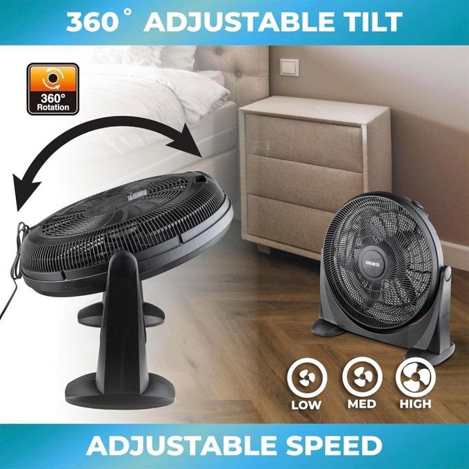 Ventilateur de table compact, idéal pour rafraîchir bureau ou chambre. Digitronics