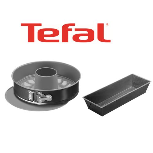 SET 3PCS MOULES CAKE EASYBAKE NOIR J174S274 TEFAL