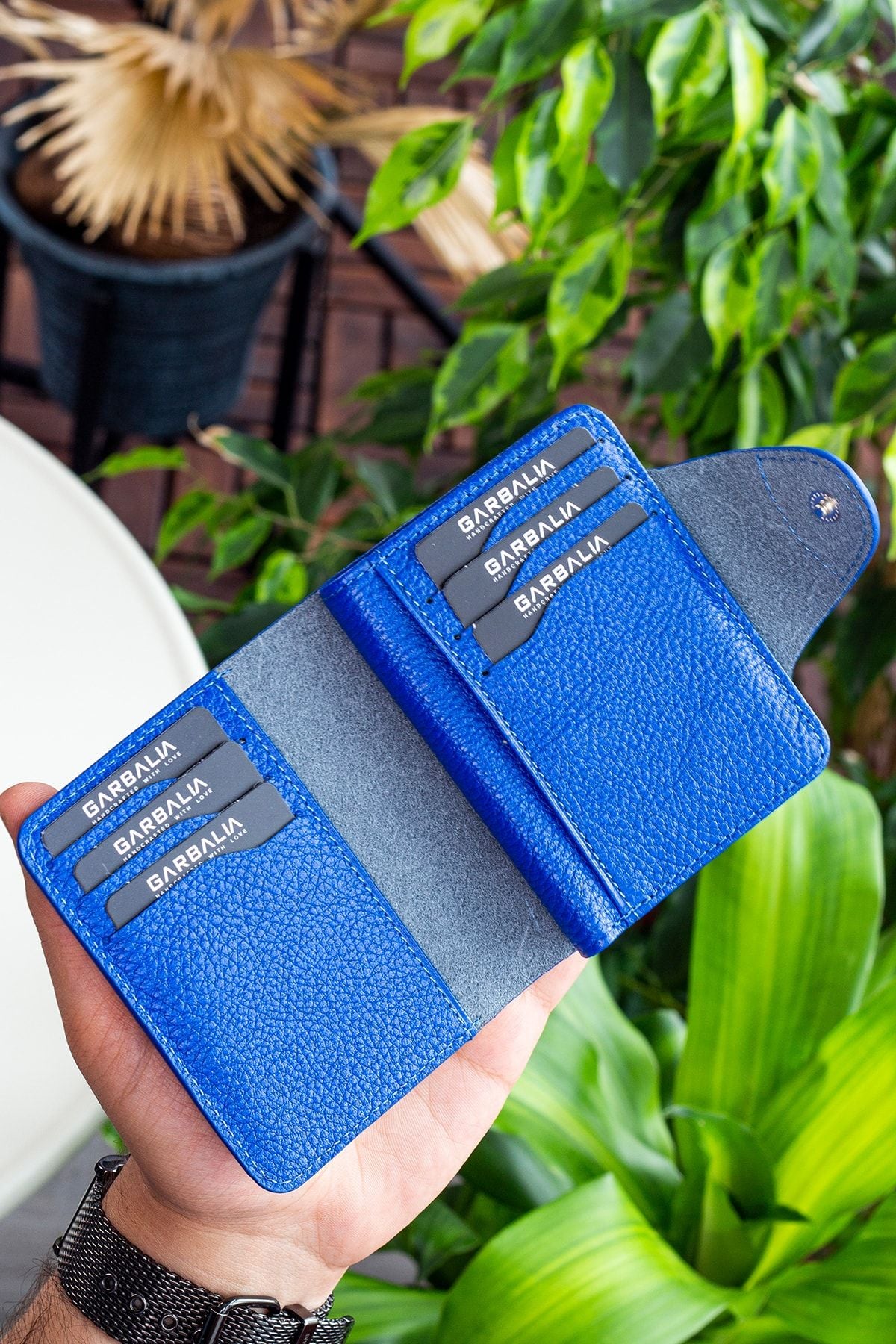 Luzern Hakiki Deri Ek Kartlıklı Mürdüm Unisex Cüzdan - Justyol