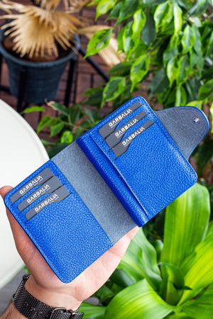 Luzern Hakiki Deri Ek Kartlıklı Mürdüm Unisex Cüzdan - Justyol