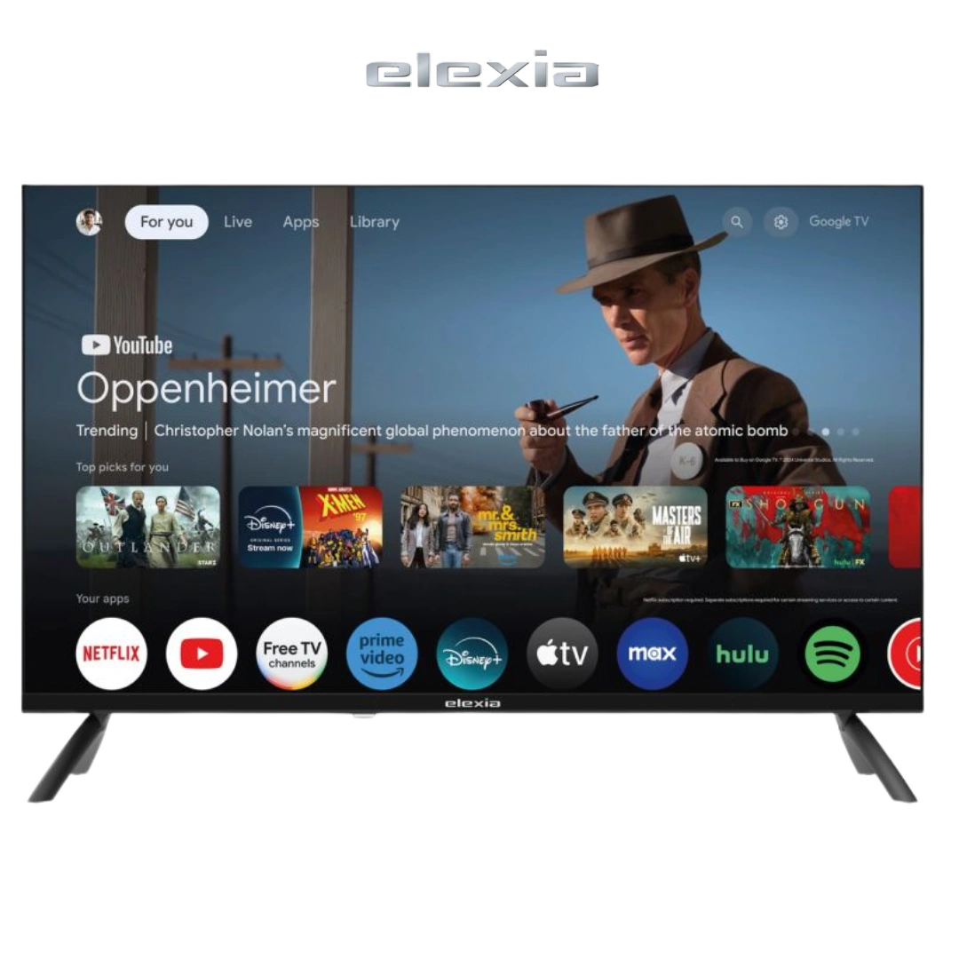 TV Elexia 32″ HD Android TV, interface intuitive et streaming fluide. Digitronics