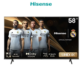 TV 58″ 4K UHD Vidaa, large écran et qualité d’image impressionnante pour home cinéma. Digitronics