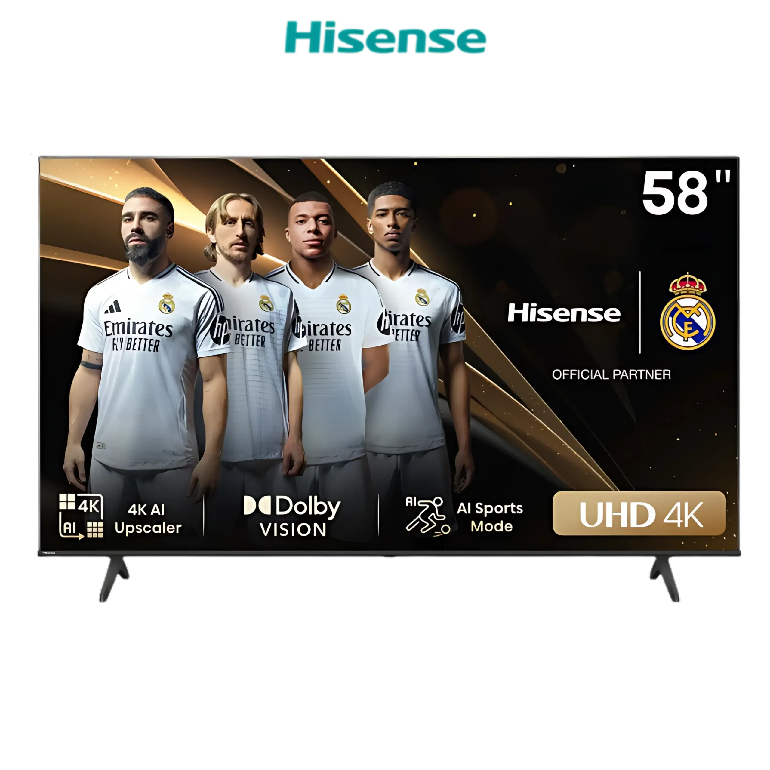 TV 58″ 4K UHD Vidaa, large écran et qualité d’image impressionnante pour home cinéma. Digitronics