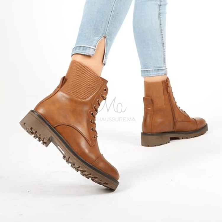 Lolanda - Bottines en Tabac - 28279 - Justyol