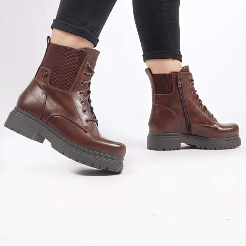 Helga - Bottines en Marron - 28407 - Justyol
