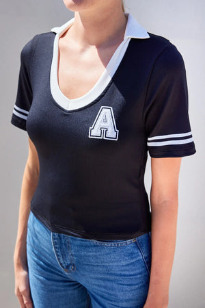 4320 polo yaka basic triko bluz - Justyol